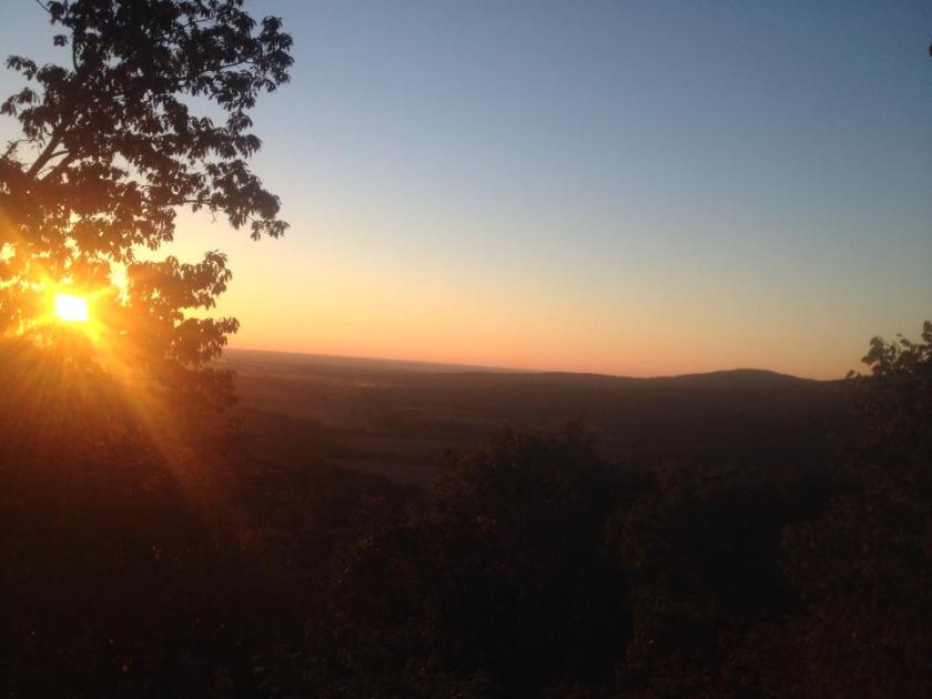 Photo Taken by Runner # 11 as I was running my first leg...