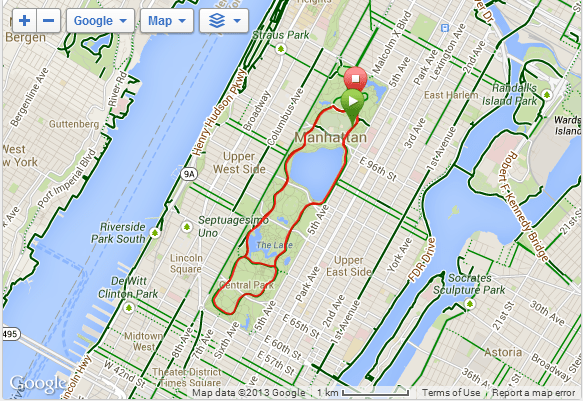 Ted Corbitt 15K Course