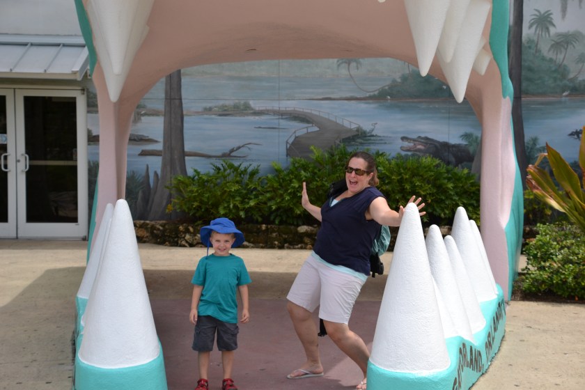 Enter at the famous Gator Mouth